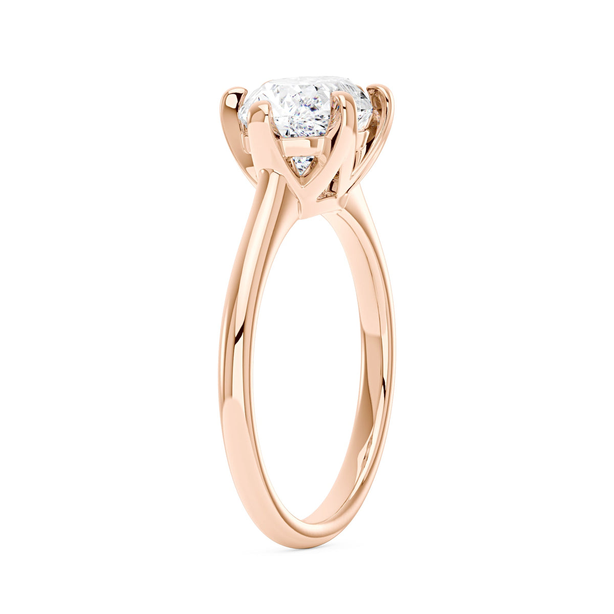 Oval Moissanite East West Engagement Ring - NavianJewelry™
