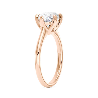 Oval Moissanite East West Engagement Ring - NavianJewelry™