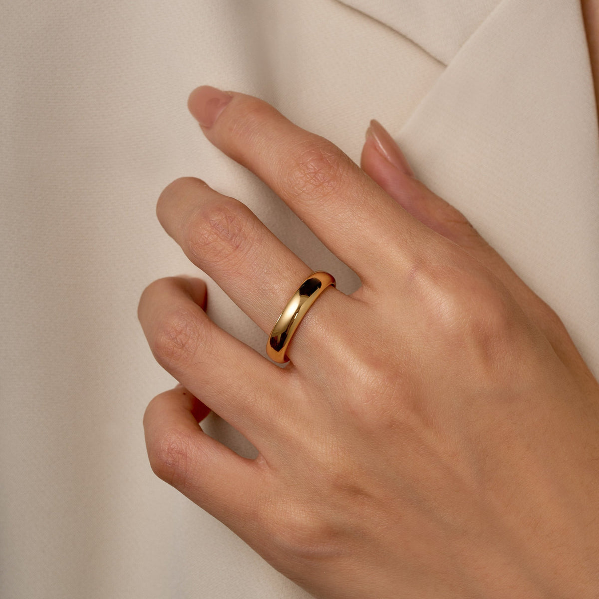 4.5 mm Stackable Ring Band - NavianJewelry™