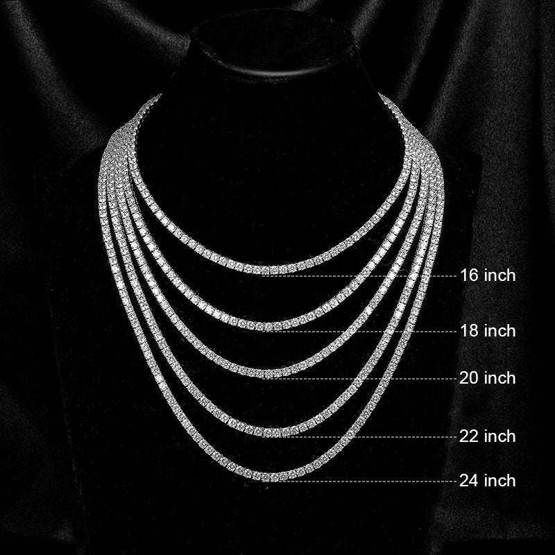 NAVIAN® Moissanite Tennis Necklace - NavianJewelry™