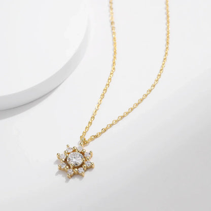 NAVIAN® 0.5 Carat Moissanite Snowflake Necklace