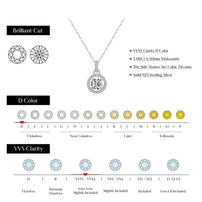 NAVIAN® 1 Carat Moissanite Pendant Necklace