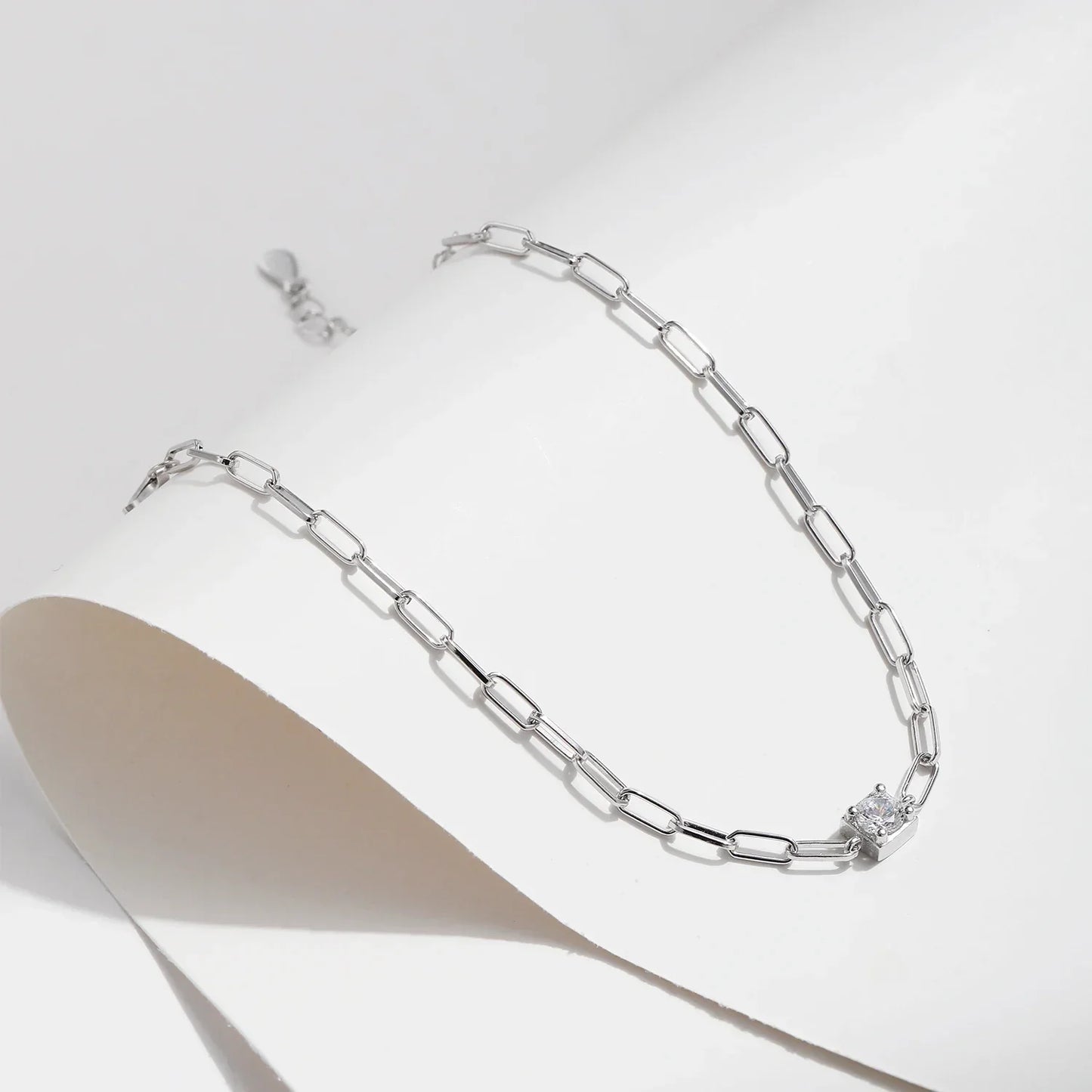 NAVIAN® Moissanite Luxury Chain Bracelet - Sterling Silver