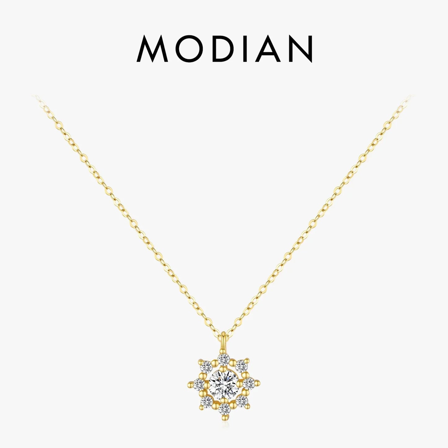 NAVIAN® 0.5 Carat Moissanite Snowflake Necklace