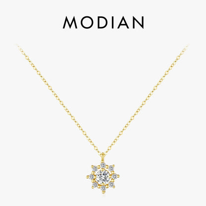 NAVIAN® 0.5 Carat Moissanite Snowflake Necklace