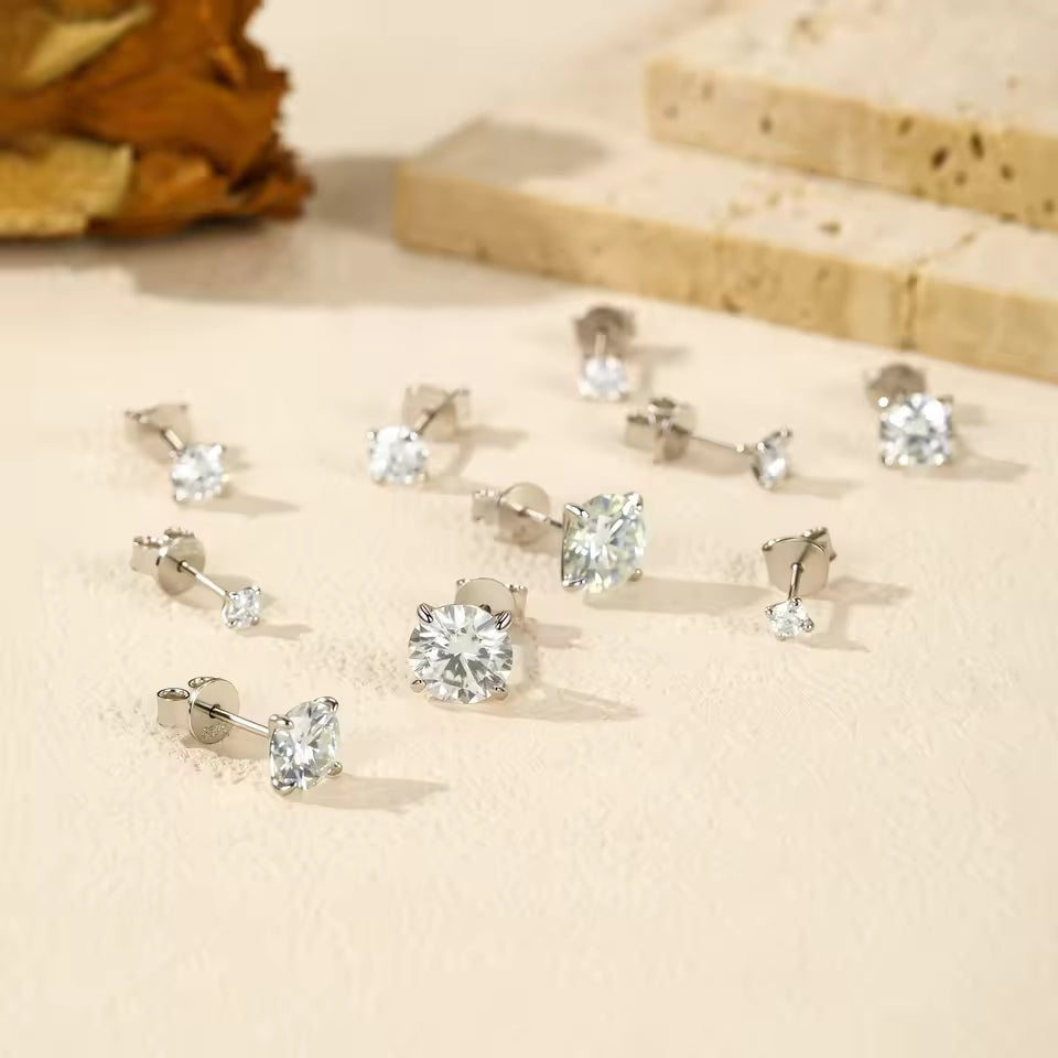 NAVIAN® Moissanite Stud Earrings