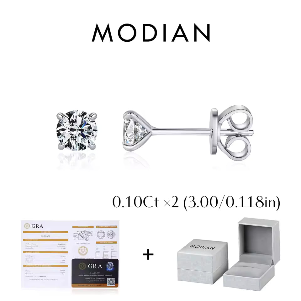NAVIAN® Moissanite Stud Earrings