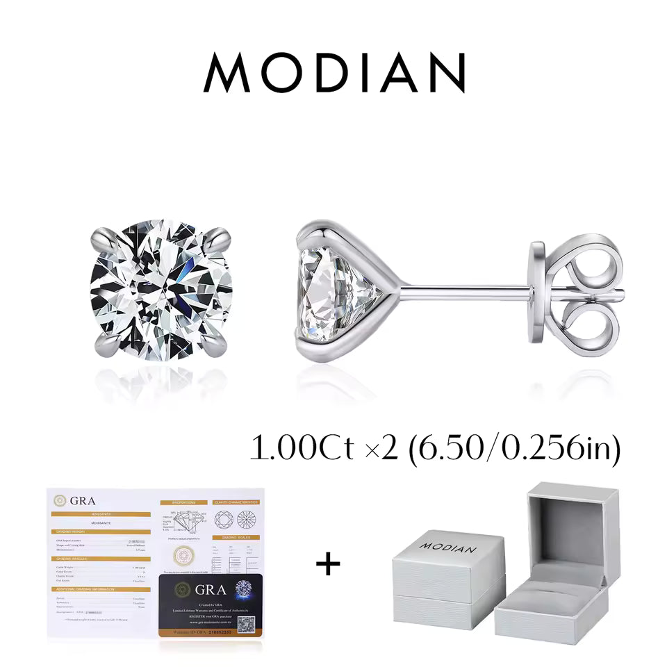 NAVIAN® Moissanite Stud Earrings
