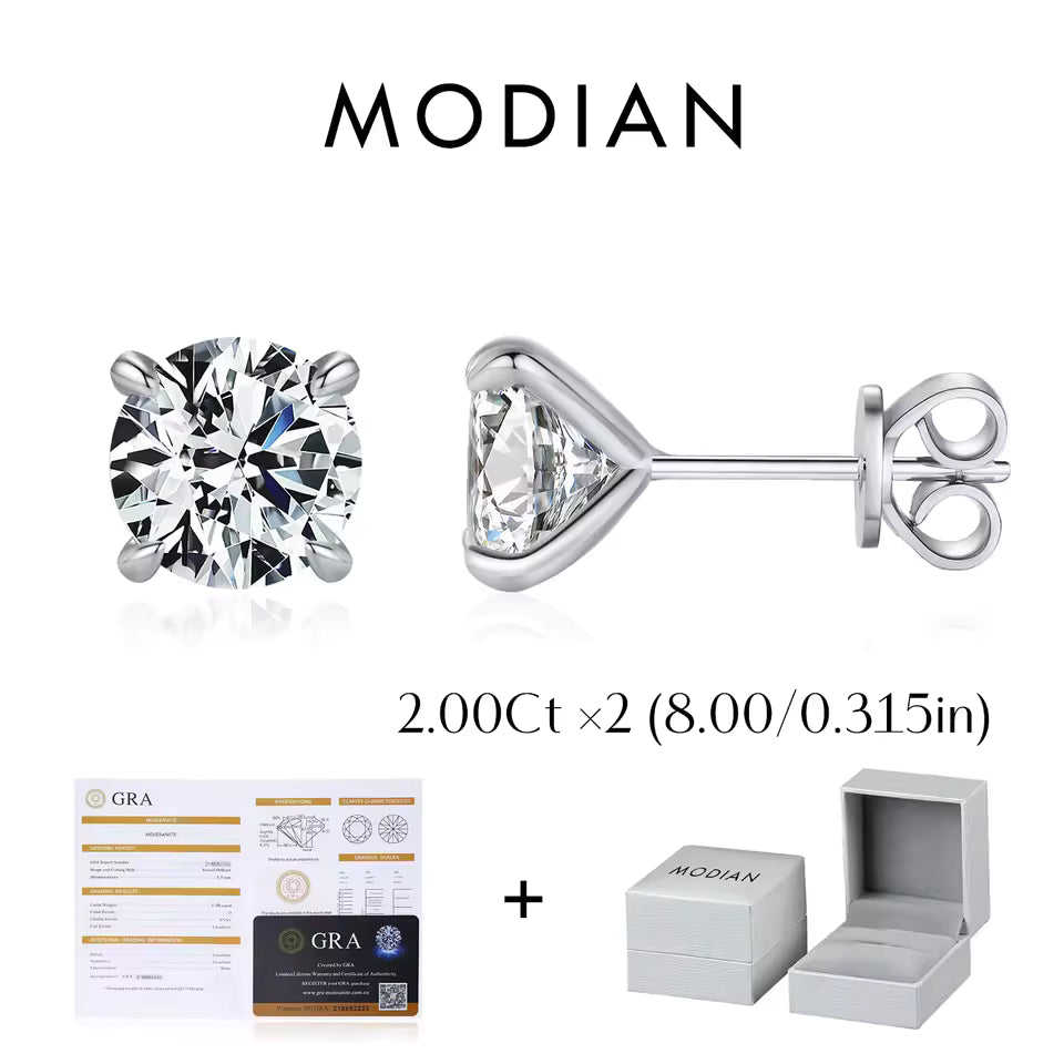 NAVIAN® Moissanite Stud Earrings