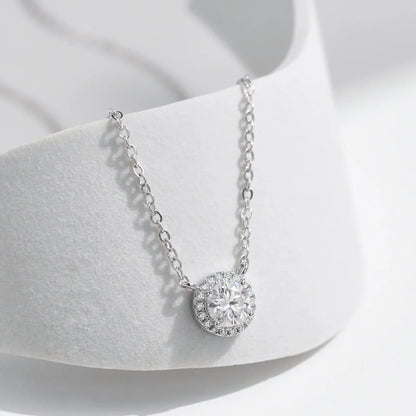 NAVIAN® 0.8 Carat Moissanite Pendant Necklace