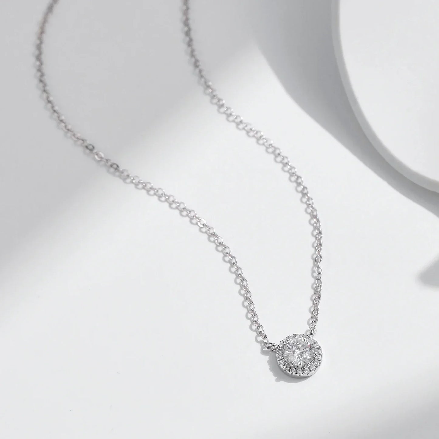 NAVIAN® 0.8 Carat Moissanite Pendant Necklace