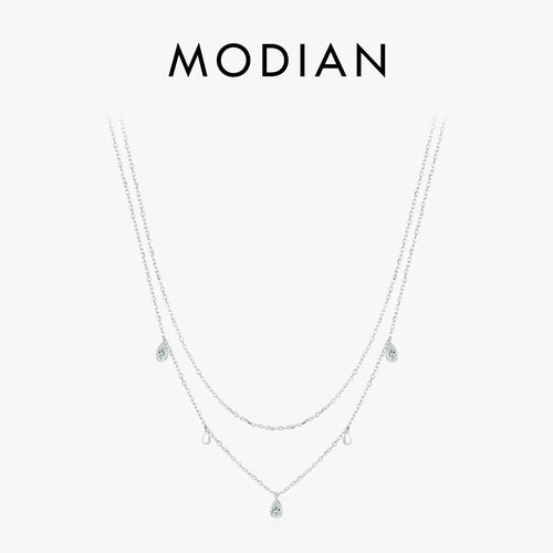 NAVIAN® Pear Shape Moissanite Pendant Necklace