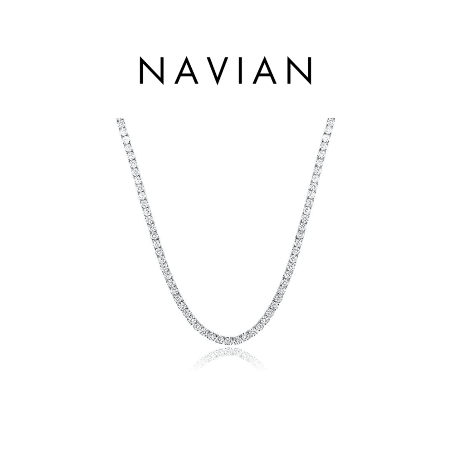 NAVIAN® Moissanite Tennis Necklace