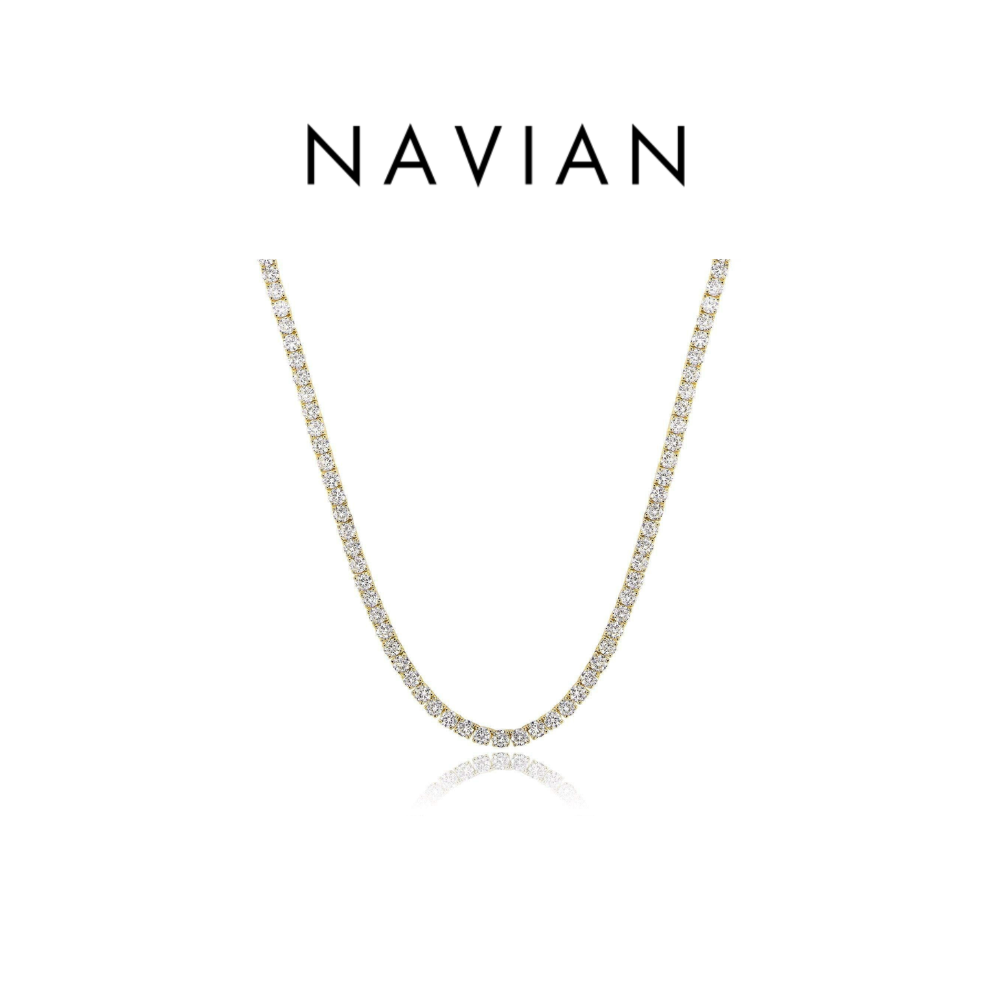 NAVIAN® Moissanite Tennis Necklace
