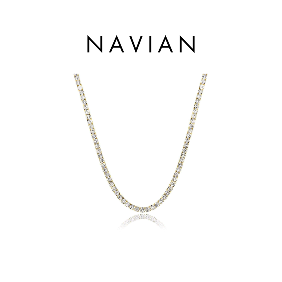 NAVIAN® Moissanite Tennis Necklace - NavianJewelry™