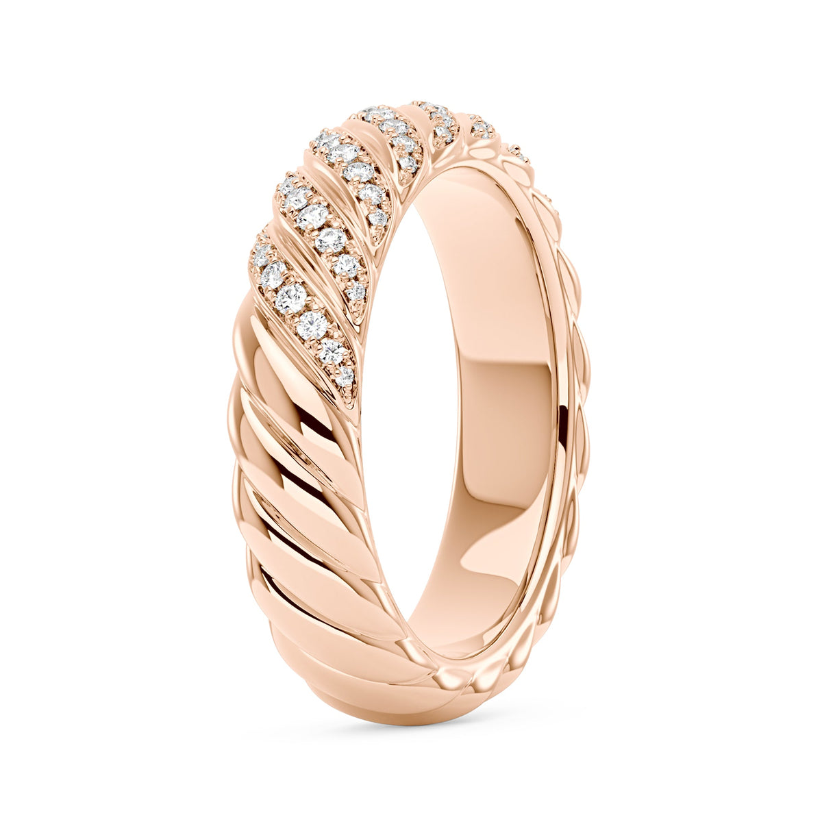 Art Deco Scattered Moissanite Eternity Ring - NavianJewelry™