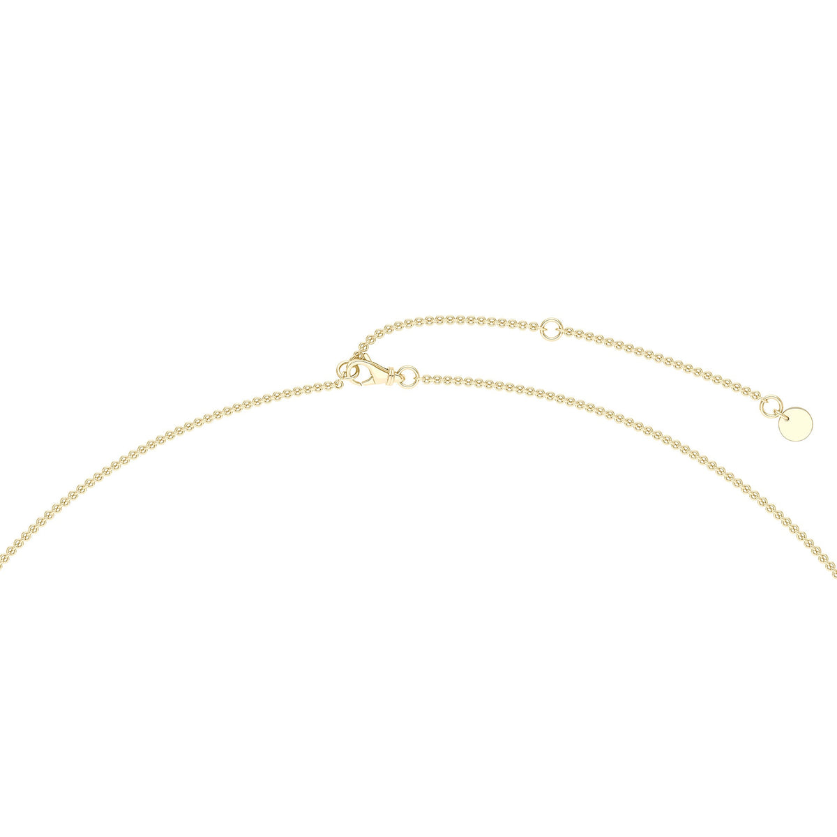 Brilliant 0.3 Carat Moissanite Necklace in 14K Gold - NavianJewelry™