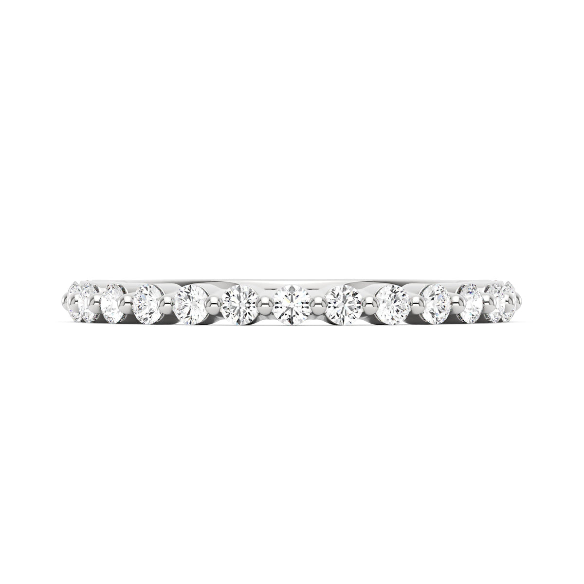 Elegant Half Eternity Wedding Ring - NavianJewelry™