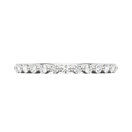 Elegant Half Eternity Wedding Ring - NavianJewelry™