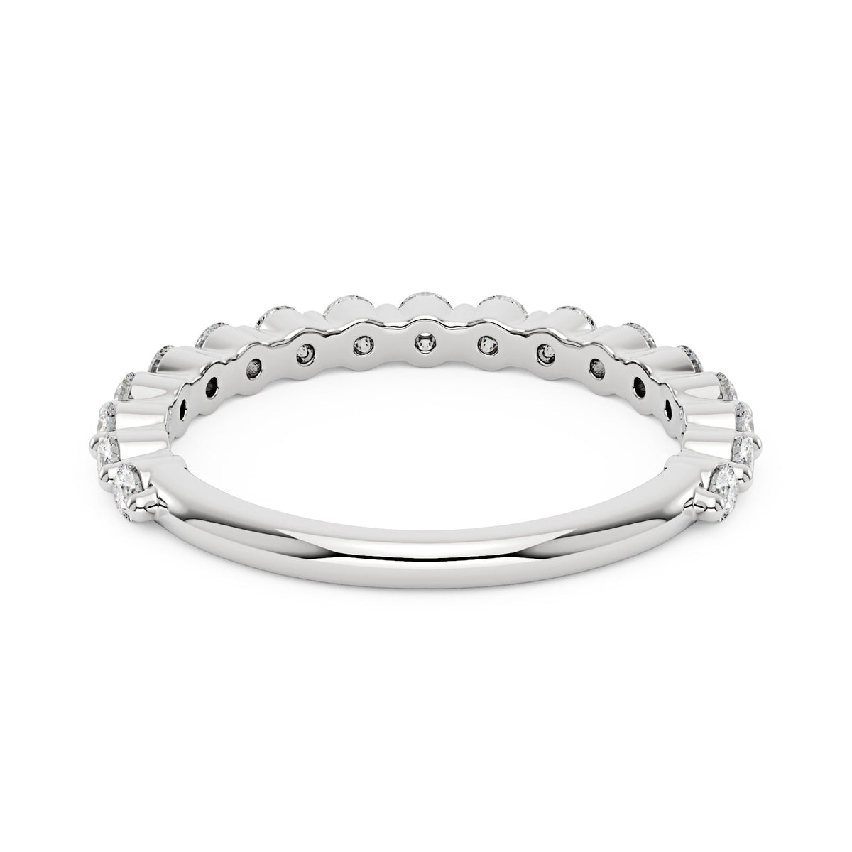 Elegant Half Eternity Wedding Ring - NavianJewelry™