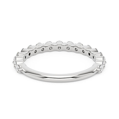 Elegant Half Eternity Wedding Ring - NavianJewelry™