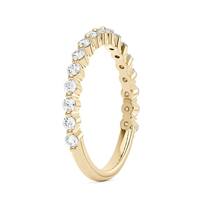 Elegant Half Eternity Wedding Ring - NavianJewelry™