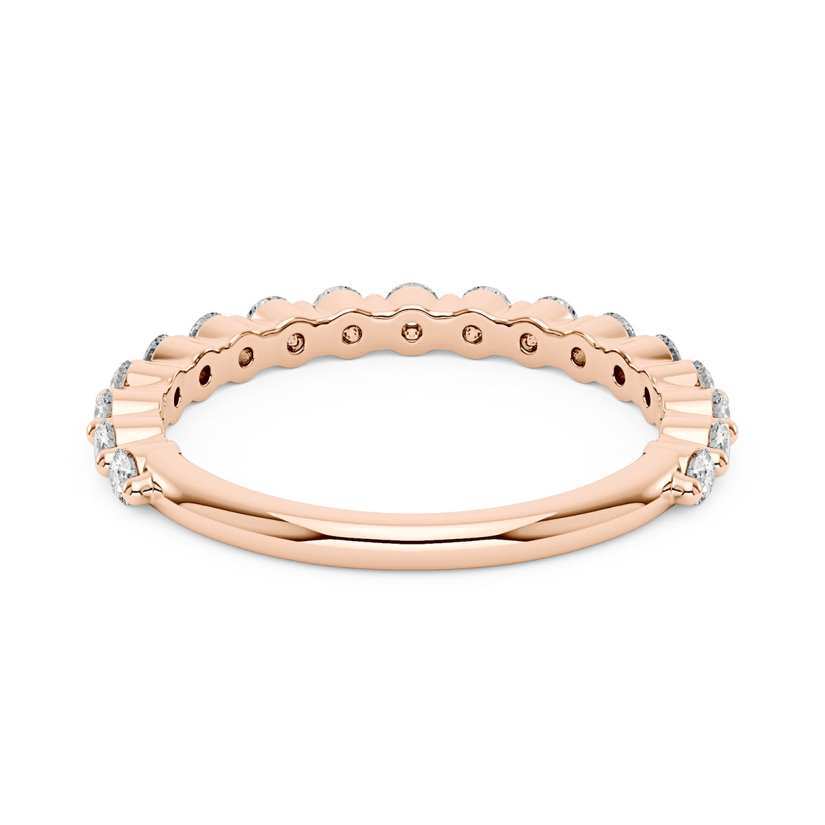 Elegant Half Eternity Wedding Ring - NavianJewelry™