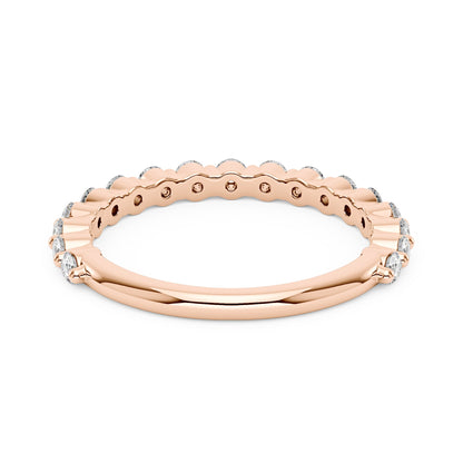 Elegant Half Eternity Wedding Ring - NavianJewelry™