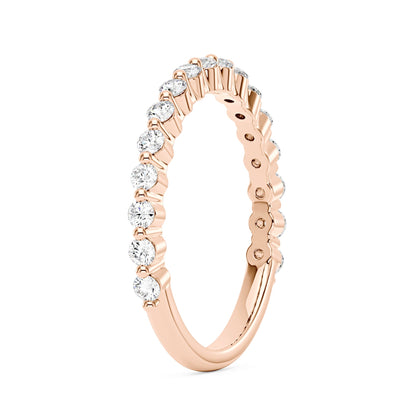 Elegant Half Eternity Wedding Ring - NavianJewelry™