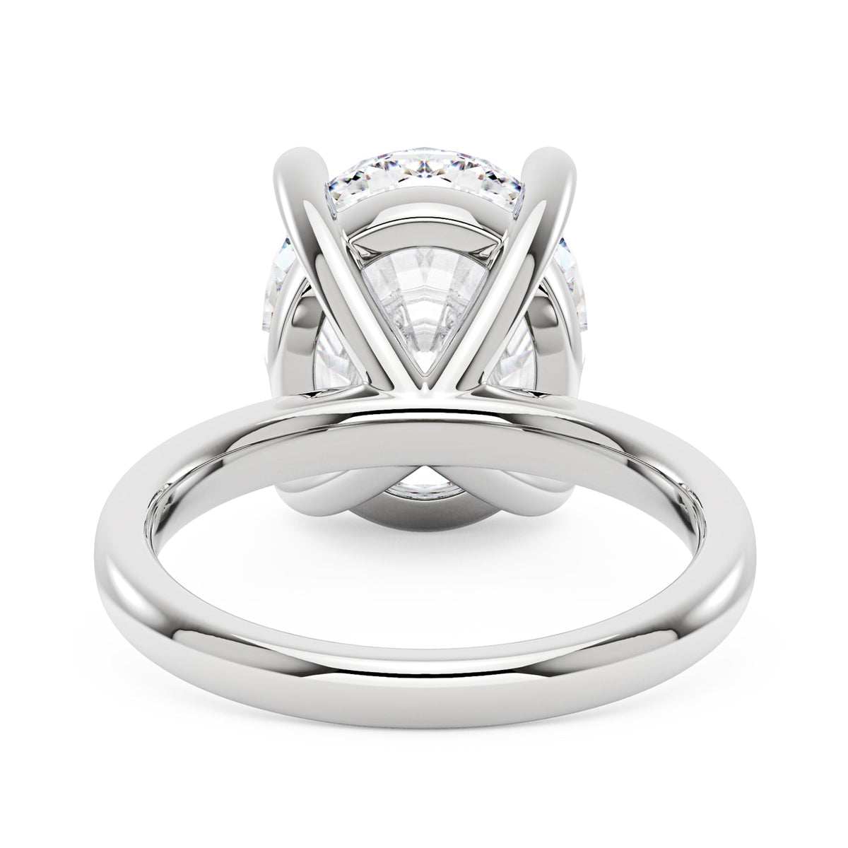 Luminous Oval Cut Moissanite Solitaire Ring - NavianJewelry™