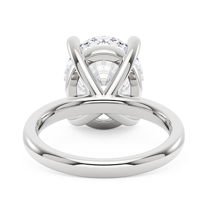 Luminous Oval Cut Moissanite Solitaire Ring - NavianJewelry™