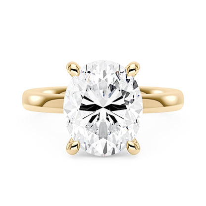 Luminous Oval Cut Moissanite Solitaire Ring - NavianJewelry™