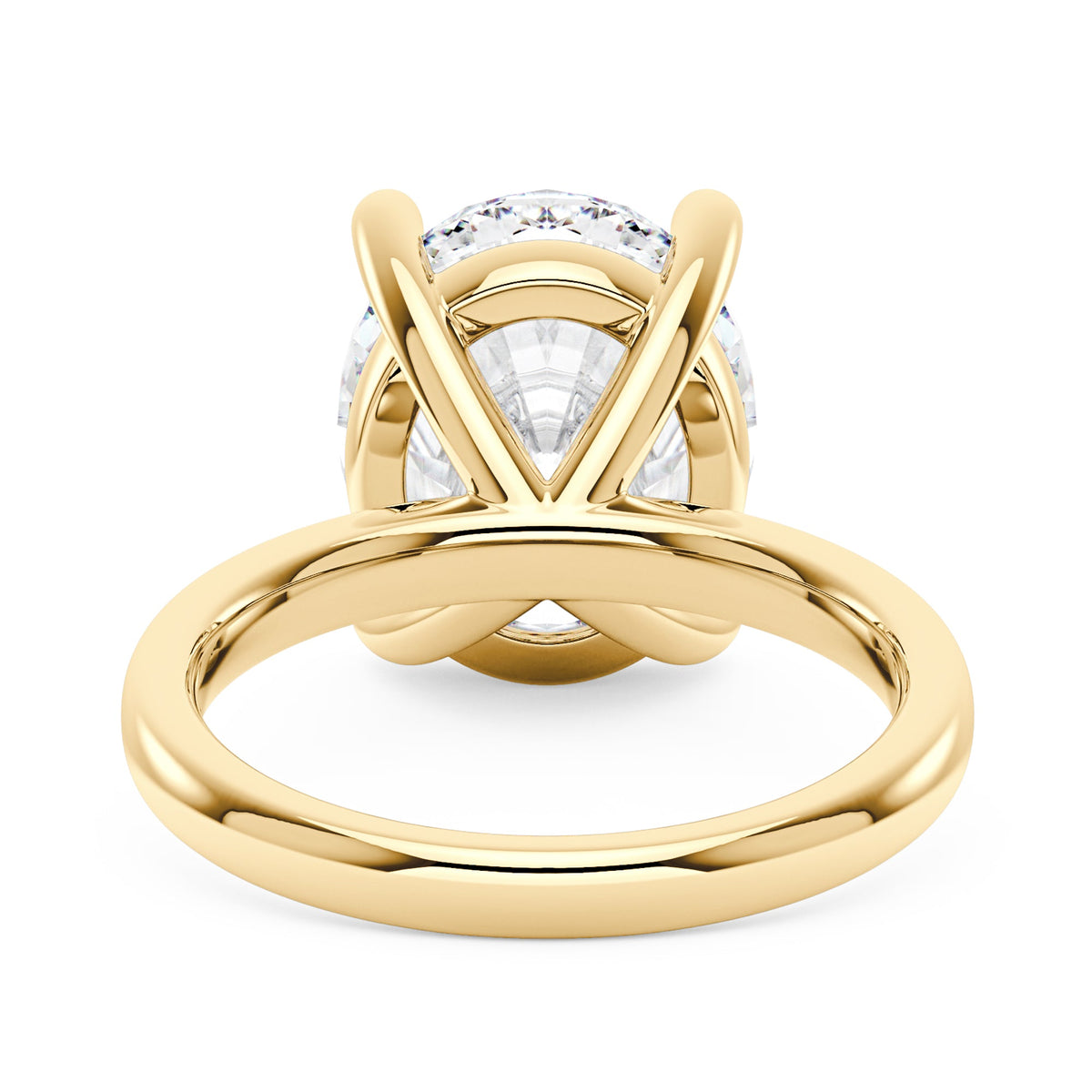 Luminous Oval Cut Moissanite Solitaire Ring - NavianJewelry™
