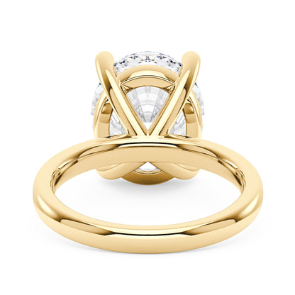 Luminous Oval Cut Moissanite Solitaire Ring - NavianJewelry™