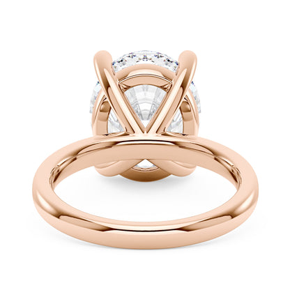 Luminous Oval Cut Moissanite Solitaire Ring - NavianJewelry™