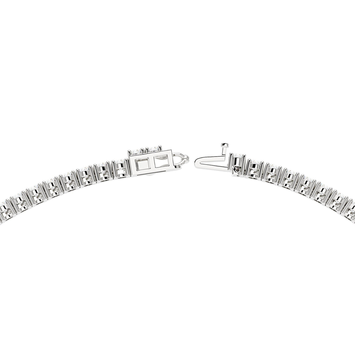Luxe Moissanite Tennis Necklace - NavianJewelry™