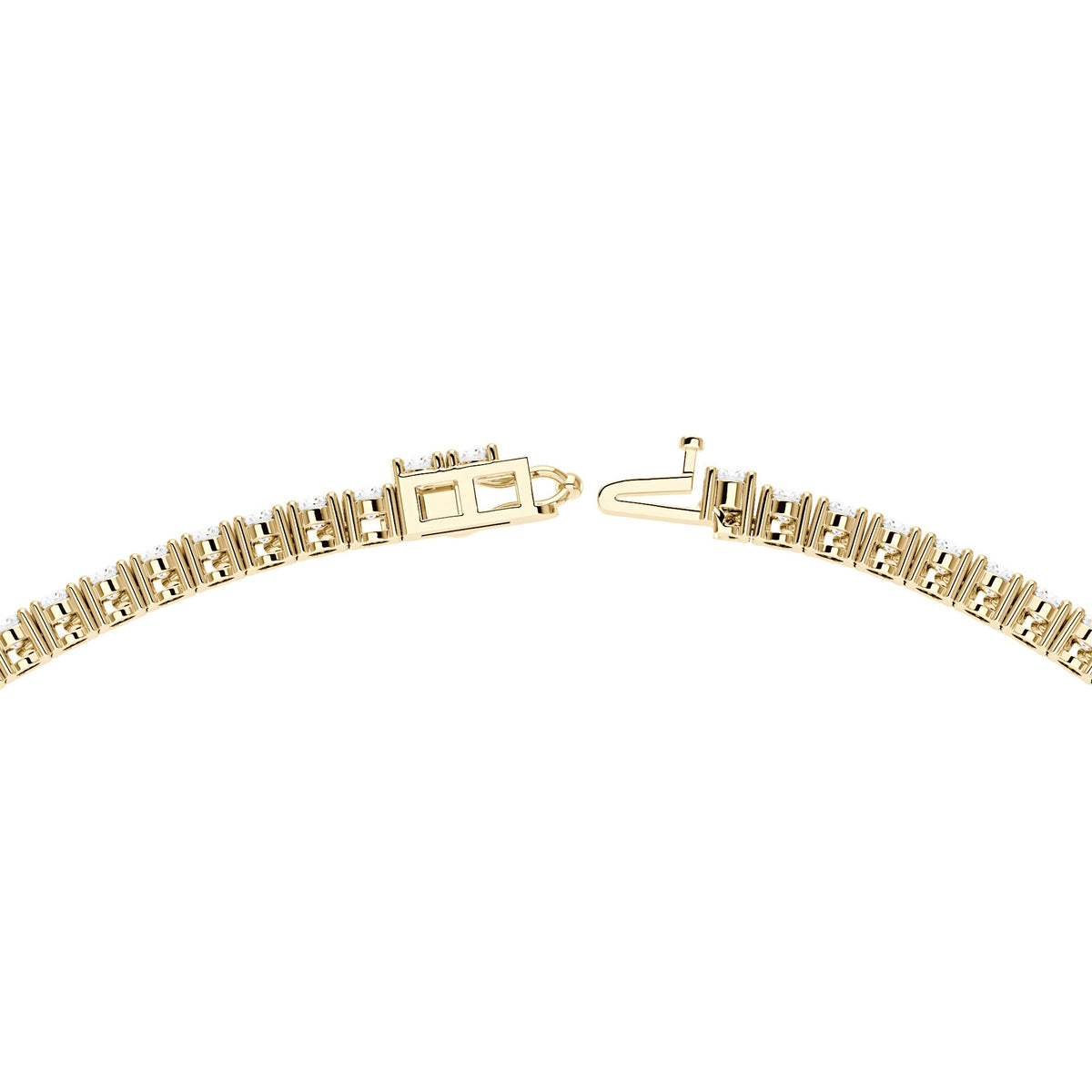 Luxe Moissanite Tennis Necklace - NavianJewelry™