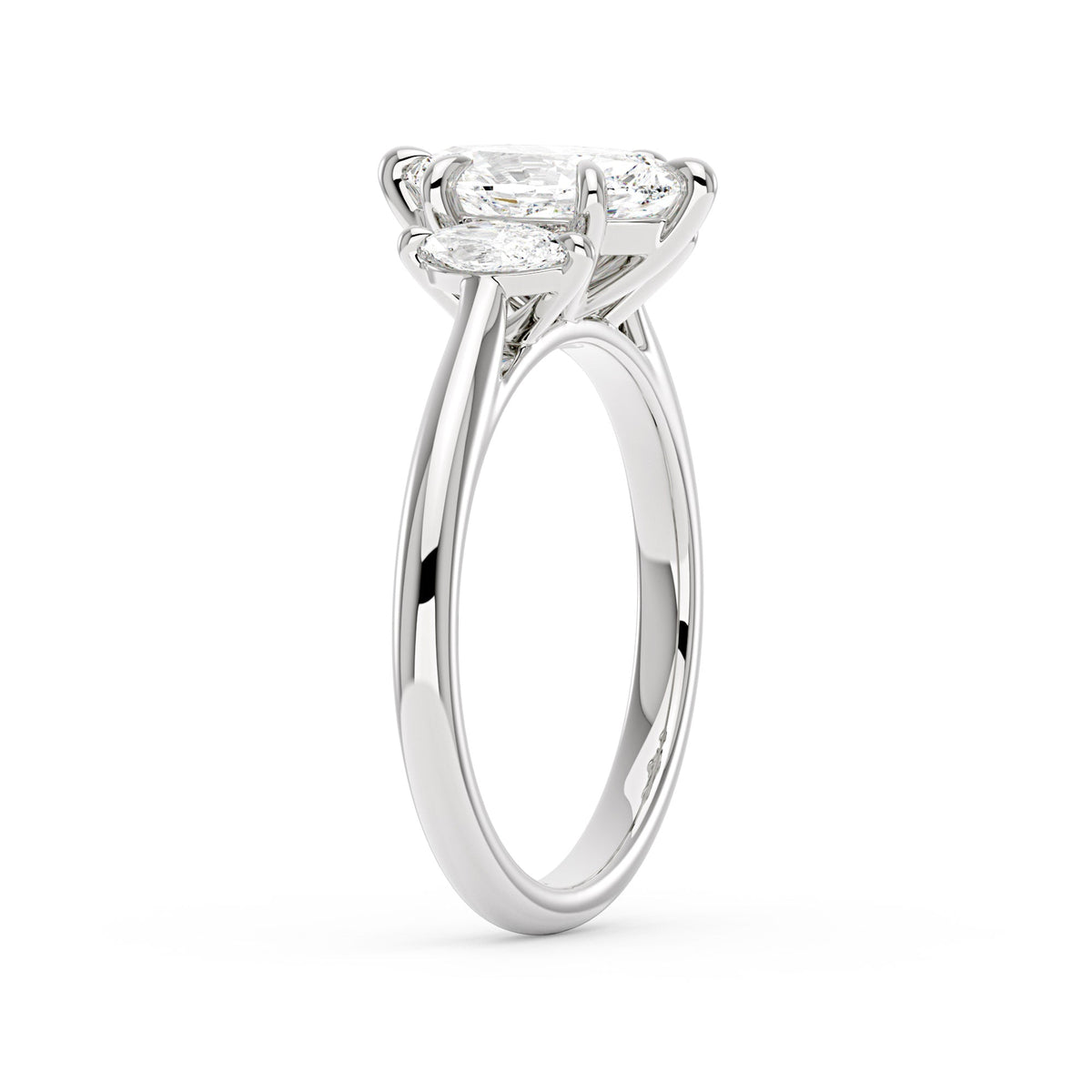 Marquise Moissanite Three Stone Ring - NavianJewelry™
