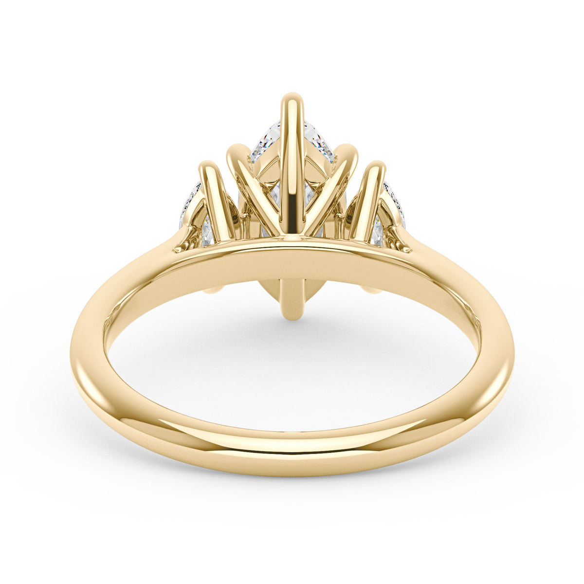 Marquise Moissanite Three Stone Ring - NavianJewelry™
