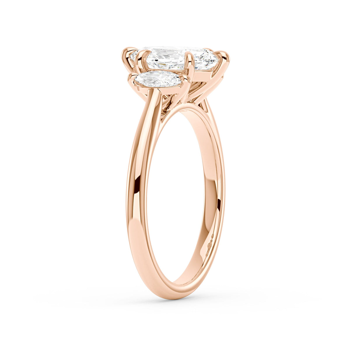Marquise Moissanite Three Stone Ring - NavianJewelry™