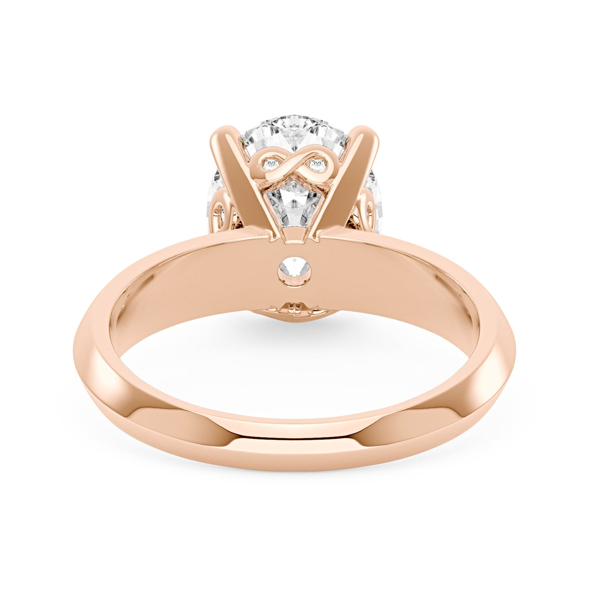 Oval Moissanite Engagement Ring with Pavé Double Row Band - NavianJewelry™