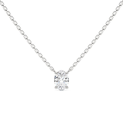 Oval Moissanite Pendant Necklace - NavianJewelry™