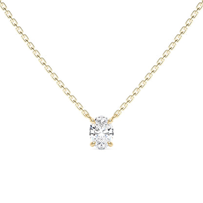 Oval Moissanite Pendant Necklace - NavianJewelry™