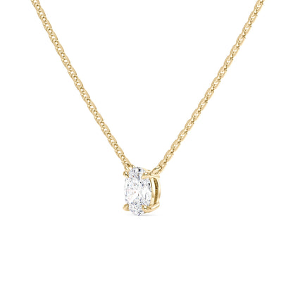 Oval Moissanite Pendant Necklace - NavianJewelry™