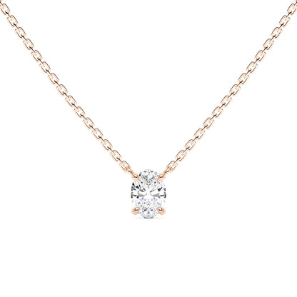 Oval Moissanite Pendant Necklace - NavianJewelry™