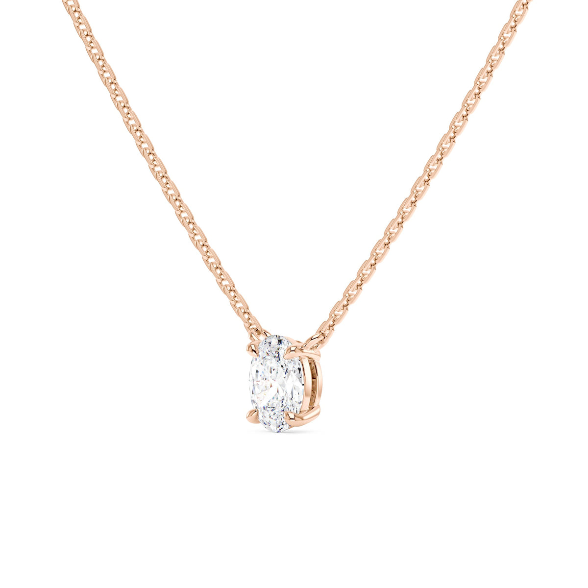 Oval Moissanite Pendant Necklace - NavianJewelry™