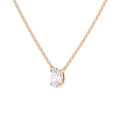 Oval Moissanite Pendant Necklace - NavianJewelry™