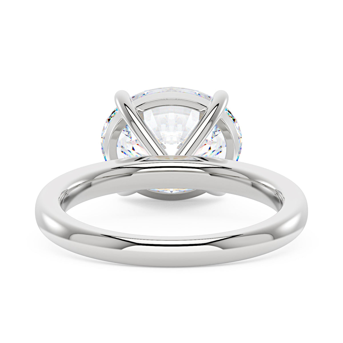Oval Moissanite Solitaire Engagement Ring - NavianJewelry™
