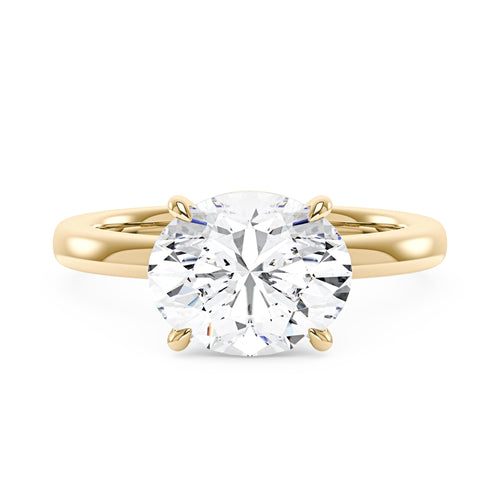 Oval Moissanite Solitaire Engagement Ring - NavianJewelry™