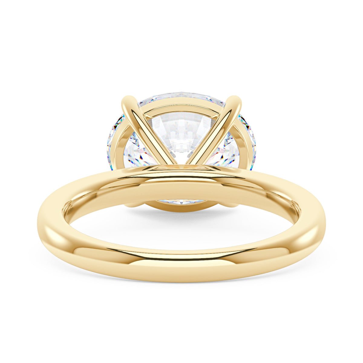 Oval Moissanite Solitaire Engagement Ring - NavianJewelry™